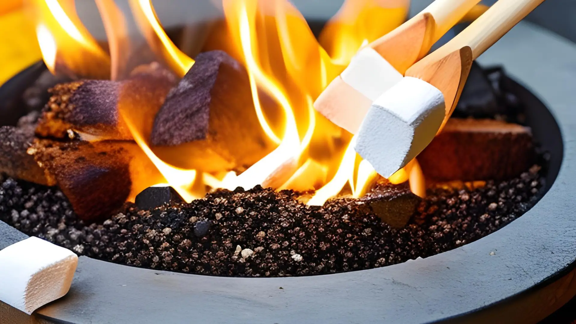 Can you roast marshmallows with wooden skewers?